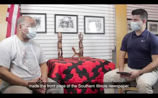 Screenshot courtesy of the Prairie State Museums Project. United States, 2020.