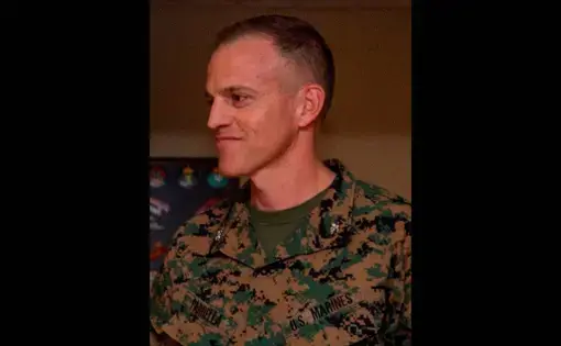 U.S. Marine Corps Col. Keith A. Parrella at Camp Lejeune. Image courtesy of Marine Corps. USA, 2018.
