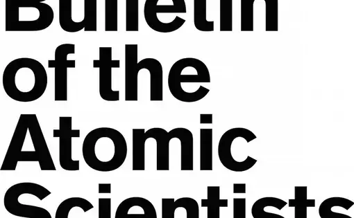 Logo for the Bulletin of the Atomic Scientists.