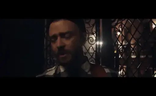 A screenshot from “Say Something,” a Justin Timberlake video directed by Arturo Perez. Image by Arturo Perez. United States, 2018.