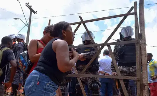 Eviction of residents in Cajueiro. Image by Ingrid Barros. Brazil, undated.