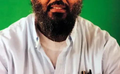Ramzi bin al-Shibh, one of the men accused of plotting the Sept. 11 attacks, at Guantánamo Bay in 2019, in an image provided by his defense team. Image courtesy of The New York Times. United States, undated.