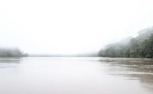 Rio Santiago, Wampís territory in the Peruvian Amazon. Image by Marcio Pimenta. Peru, 2019.