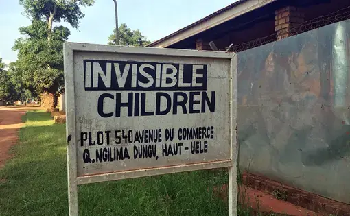 Invisible Children's Congolese headquarters sits in the center of Dungu, just steps from a United Nations peacekeeping outpost. The LRA attacked Dungu in 2008, killing three Congolese soldiers and abducting at least more than 50 children, according to Human Rights Watch. Imagy by David Gauvey Herbert. Democratic Republic of Congo, 2017.