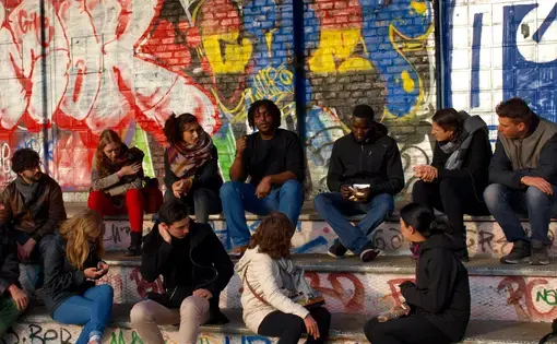 Refugees from Somalia and South Sudan share their stories during a solidarity walking tour in Berlin