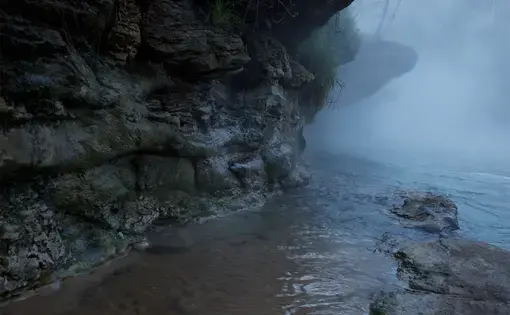 "The boiling river, anciently named "Shanay-timpishka" meaning, "boiled from the heat of the sun," slithers four miles in length through the Peruvian rainforest." Image by Natalie Hutchison. Peru, 2017.