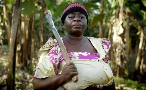 Betty Nanozi was robbed of everything she owned, twice. Image by Kathryn Carlson. Uganda, 2016.