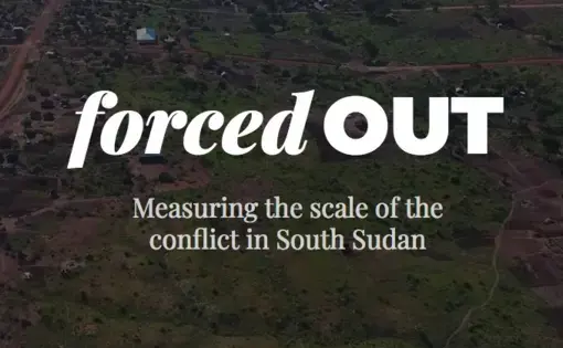 Image from Forced Out, an award-winning data journalism project by Pulitzer Center grantee Carolyn Thomson.