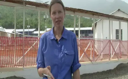 Erika Check Hayden reports from an Ebola treatment center in Sierra Leone. Media file: screen_shot_2015-03-26_at_4.07.47_pm.png