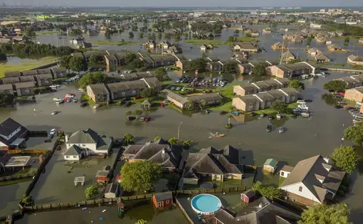 Flooding in Texas following Hurricane Harvey. Image by George Steinmetz. United States, 2018.