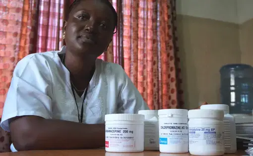 beatrice_redemption_drugs.jpg Image by Jim Burress. Liberia, 2014.