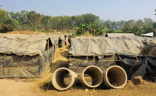 Kutapolong refugee camp. Image by Doug Bock Clark. Bangladesh, 2017. Kutapolong refugee camp. Image by Doug Bock Clark. Bangladesh, 2017.