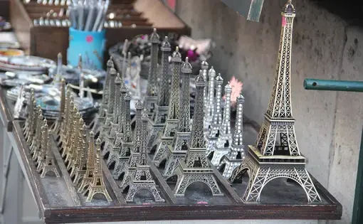 Eiffel tower mementos. Image by Sarah Wildman. France, 2017.