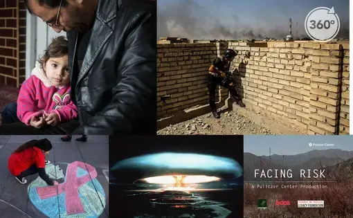 Images from projects by Alexandria Bombach, Ben Solomon, Jon Cohen Kit Raone and Evey Wilson. Collage by Lauren Shepherd. United States, 2017.