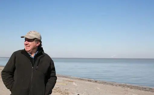 The Lake Erie shoreline. Image by Nina Ignaczak. United States, 2020.