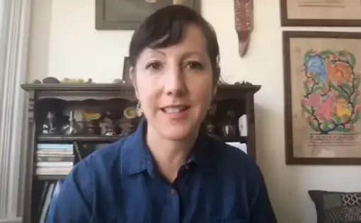 Grantee Amy Maxmen discusses COVID-19 antibody testing at a virtual Talks @ Pulitzer on May 1, 2020.