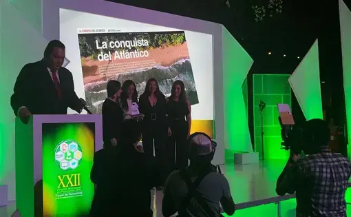 Grantees awarded for their excellence in data journalism. Panama, 2018.