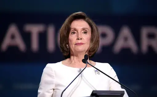 House Speaker Nancy Pelosi (D – CA) and fellow Democrats are pushing for new COVID-19 relief funding to include research support. Image by Gage Skidmore / Creative Commons. United States, undated.