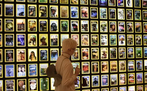 Students gathered at National Geographic headquarters in Washington D.C. to see screenings of two films, both funded by the Pultizer Center. Image by Alyssa Sperrazza. United States, 2018.