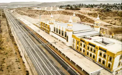 The new station in the city of Adama in central Ethiopia. Image by Charlie Rosser. Ethiopia, 2018.