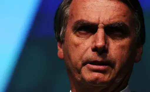 Then President-elect of Brazil Jair Bolsobaro during the 2018 Unica Forum. Image by Marcelo Chello / Shutterstock.com. Brazil, 2018. Then President-elect of Brazil Jair Bolsobaro during the 2018 Unica Forum. Image by Marcelo Chello / Shutterstock.com. Brazil, 2018.