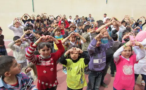 syriankidsirbidhearthands.jpg Image by Lauren Gelfond. Jordan, 2014.