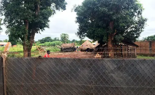 View from the Invisible Children office in Dungu, DRC. Image by David Gauvey Herbert. Democratic Republic of the Congo, 2016.