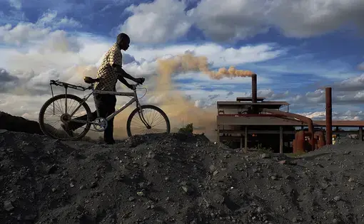 Subsistence mining at Kabwe's Black Mountain.