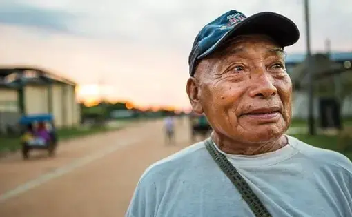 Marcelino Pinedo Cecilio can still remember life as a child living in the rainforest. Image by Jason Houston. Peru, 2015. Media file: 3.jpg