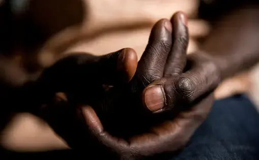 Kolomi was 12 when he and his friends were herded by Boko Haram into trucks and forced to become soldiers. Image by Glenna Gordon. Nigeria, 2017.
