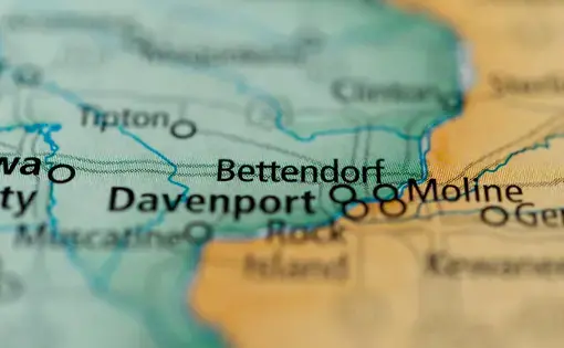 Bettendorf, Iowa. Image by Tudoran Andrei / Shutterstock.com. Undated. 