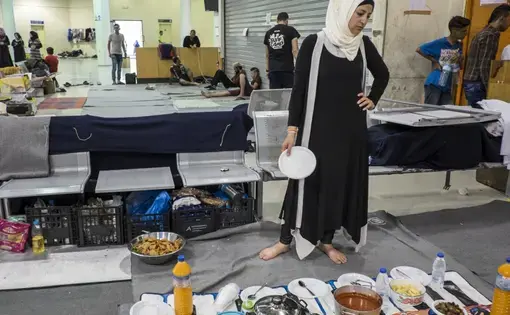 Greek authorities vowed to move the people to other camps
