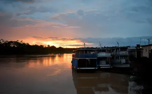 A port in Boca do Acre, Brazil. Image by Mauro Toledo Rodrigues. Brazil, 2019.