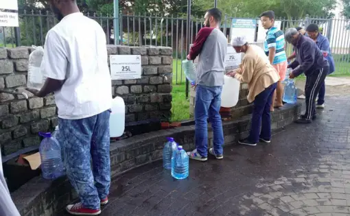 Water crisis in Cape Town. CC BY-SA 2.0. South Africa, 2018.