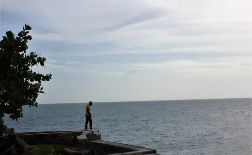Off the coast of Westmoreland Parish, Negril. Image by Monica Long. Jamaica, 2018.