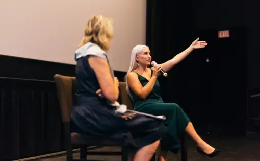 2017 Student Fellow Erin McGoff elaborates on her film that tells the stories of Lao people affected by the U.S.'s bombings of Laos during the Vietnam War. Image by Matt Francisco. United States, 2019.