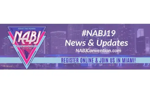 Image courtesy of the National Association of Black Journalists. United States, 2019.