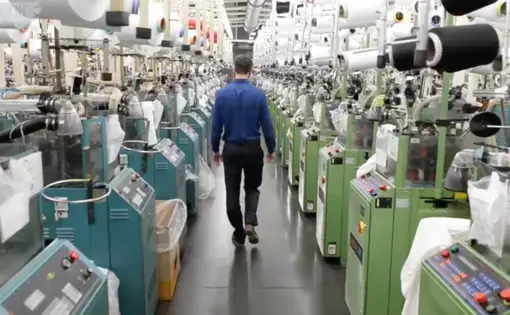 When Jordan Schindler, founder and CEO of Nufabrx, noticed his textile business slowing down because of the pandemic, his team developed a microbial mask to save jobs and help the community. Then the federal government put in an order. Video by Jeff Siner.