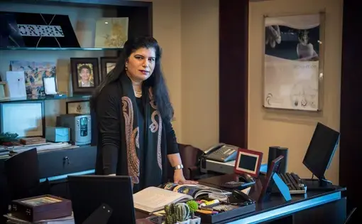 Princess Sumaya bint El Hassan, one of Jordan’s leading science advocates. Image by Neil Brandvold. Jordan, 2017.