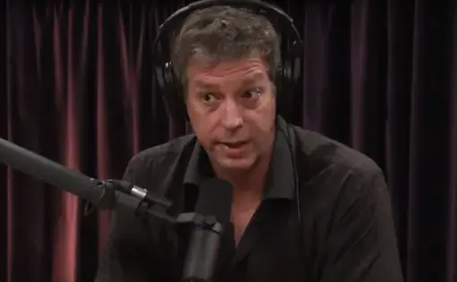 Michael Scott Moore speaks to Joe Rogan about his new book. United States, 2018.