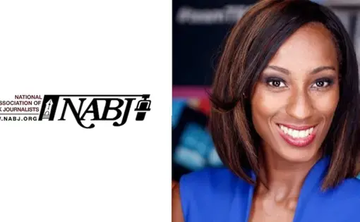Melissa Noel wins a Salute to Excellence Award from NABJ. Image by Kate Karstens. United States, 2018.