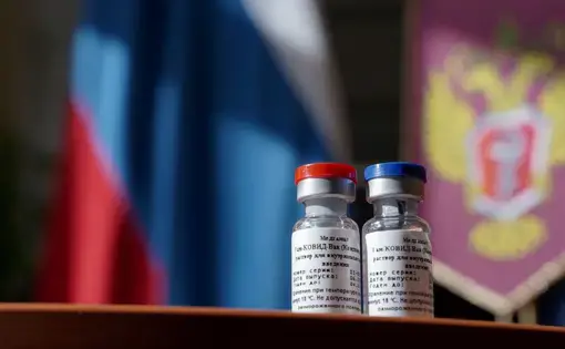 An experimental COVID-19 vaccine made by a Russian research institute needs more testing, many scientists say. Image courtesy of the Ministry of Health of the Russian Federation. Russia, 2020.