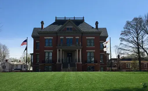 The Illinois Governor's Mansion in Springfield, Illinois. Image courtesy of Resilient Heritage. United States, 2019.