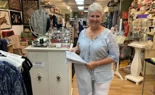 Small business owner Sonya Staffan of Lebanon, Ohio. Image by Ashton Nichols. United States, 2019.