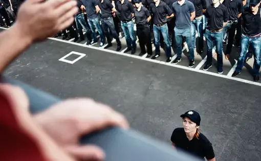 Maria Ivanova, one of 500 women who now make up Kyiv police. Image by Misha Friedman. Ukraine, 2015. Maria Ivanova, one of 500 women who now make up Kyiv police. Image by Misha Friedman. Ukraine, 2015.