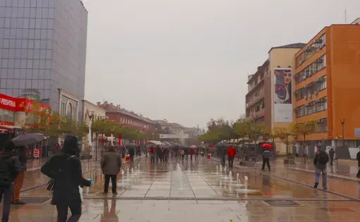 Pristina, Kosovo. Image by Clay Gilliland. Kosovo, 2014. (CC BY-SA 2.0).