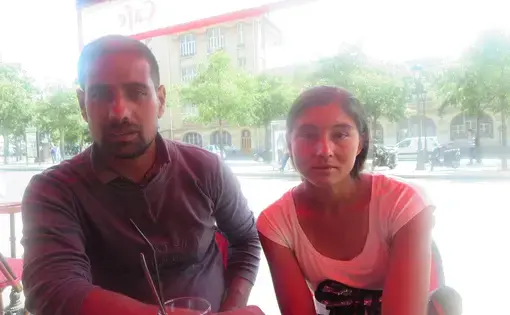A Roma couple interviewed by Jalesa. Image by Jalesa Tucker. Paris, 2014. Image by Jalesa Tucker. Paris, 2014.