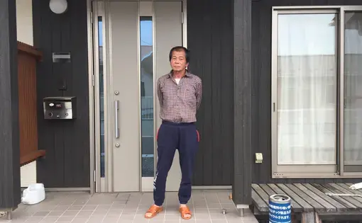 The tsunami nearly killed Shoji Murakami in his home on Ōshima Island. Murakami initially evacuated but returned to his house believing he'd be safe. Images by Matthew Komatsu. Japan, 2018.