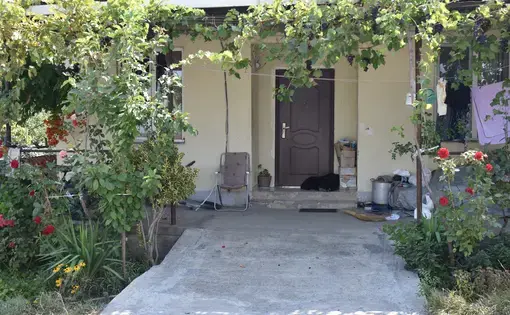 A home in Tserovani, a government-built settlement for people displaced from South Ossetia. Image by Kaitlyn Johnson. Georgia, 2019.