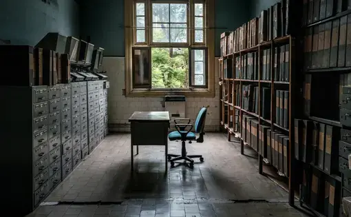 The Hotel de Inmigrantes museum and archive in Buenos Aires. Image by Peter Bauza. Argentina, 2017.